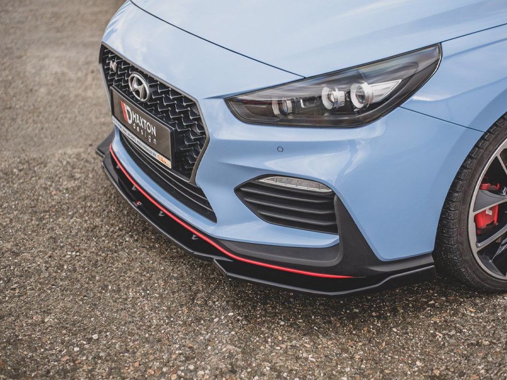 Front Splitter V.4 Hyundai I30 N MK3 Hatchback/ Fastback 2017-2020 Maxton Design