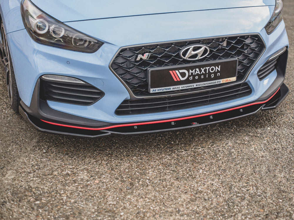 Front Splitter V.4 Hyundai I30 N MK3 Hatchback/ Fastback 2017-2020 Maxton Design