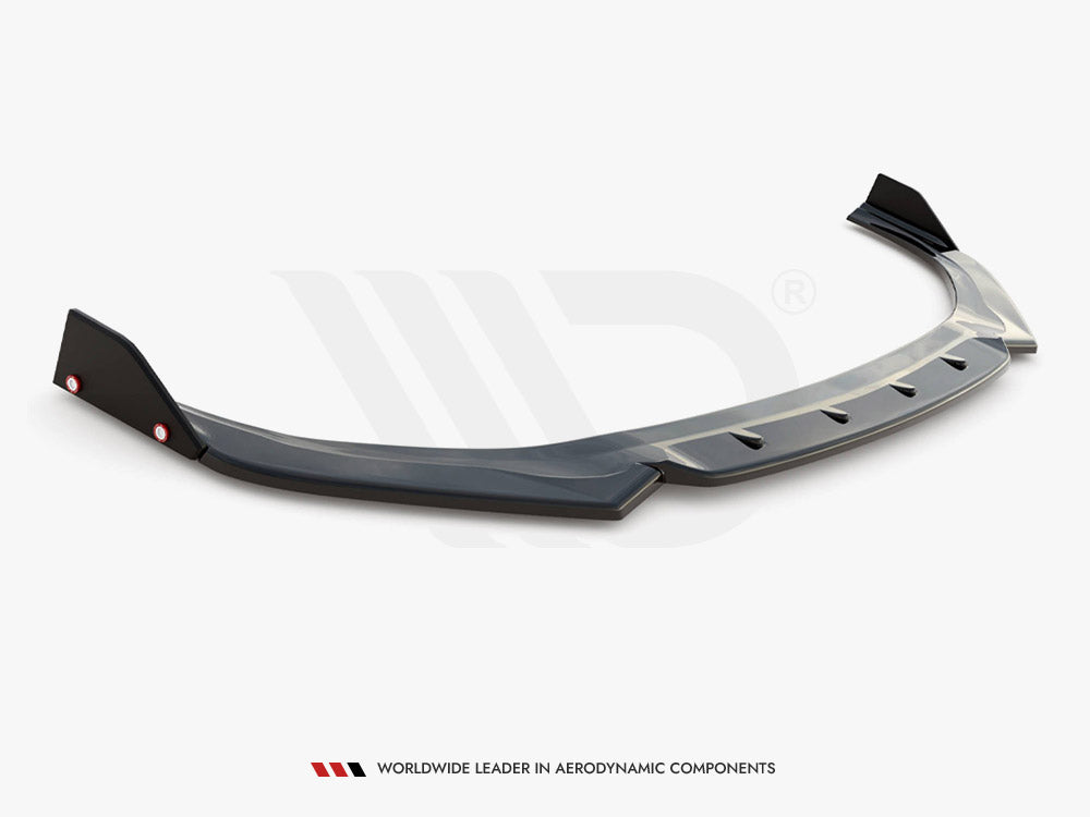 Front Splitter V.6 + Flaps Hyundai I30 N Mk3 Hatchback / Fastback Maxton Design