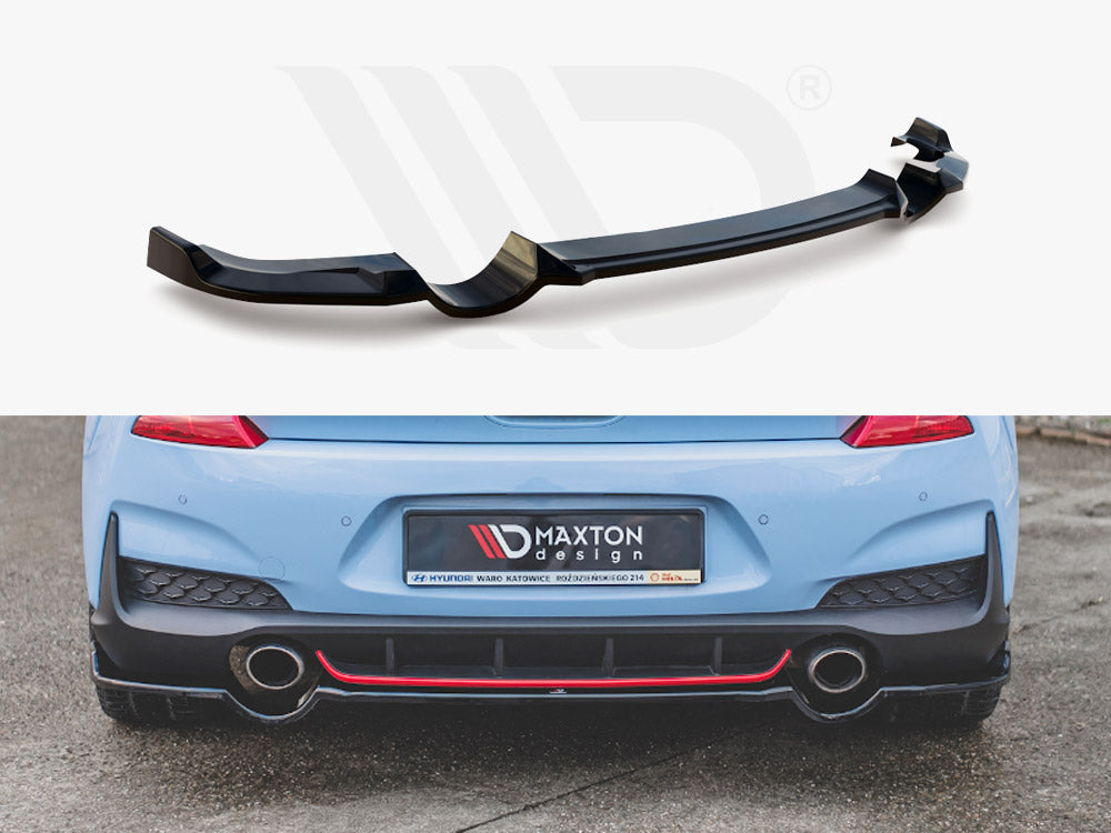 Central Rear Splitter Hyundai I30 N MK3 Hatchback 2017- Maxton Design