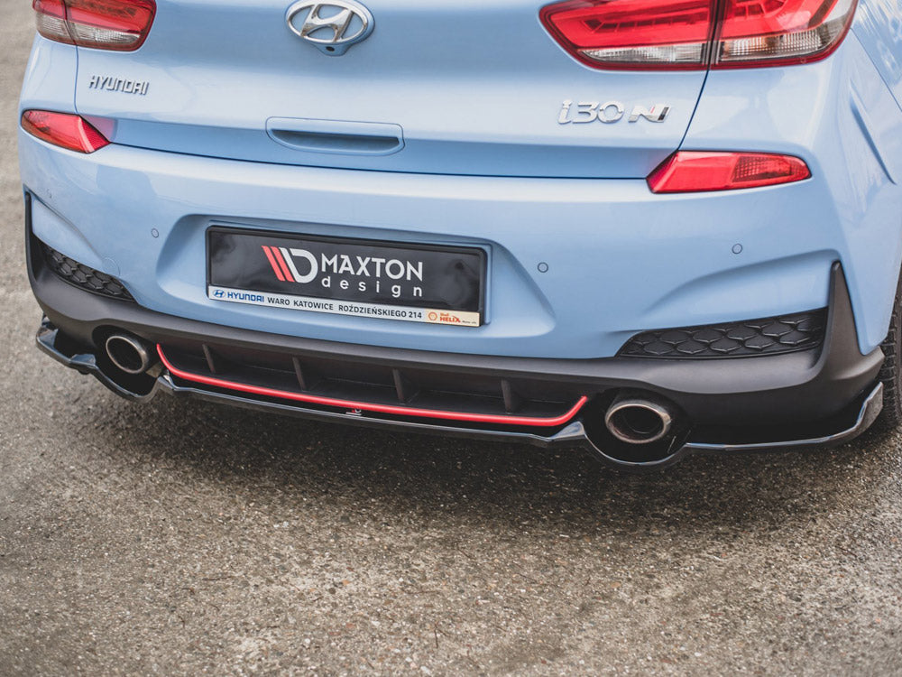 Central Rear Splitter Hyundai I30 N MK3 Hatchback 2017- Maxton Design