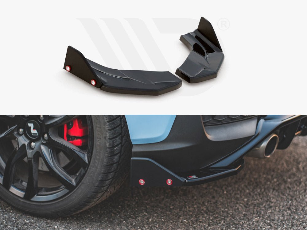 Rear Side Splitters V.7 + Flaps Hyundai I30 N Mk3 Hatchback Maxton Design