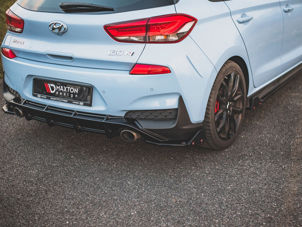 Rear Side Splitters V.7 + Flaps Hyundai I30 N Mk3 Hatchback Maxton Design