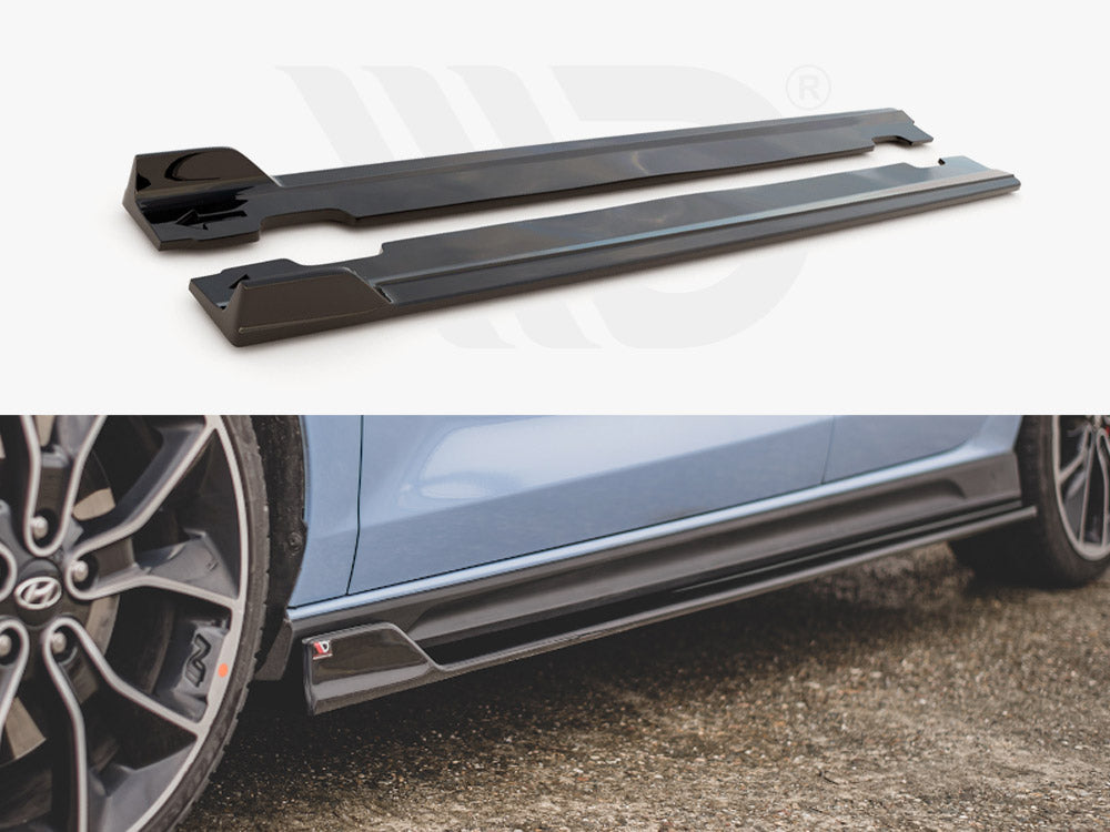 Side Skirts Diffusers V.5 Hyundai I30 N MK3 / MK3 FL Hatchback/ Fastback 2017- Maxton Design