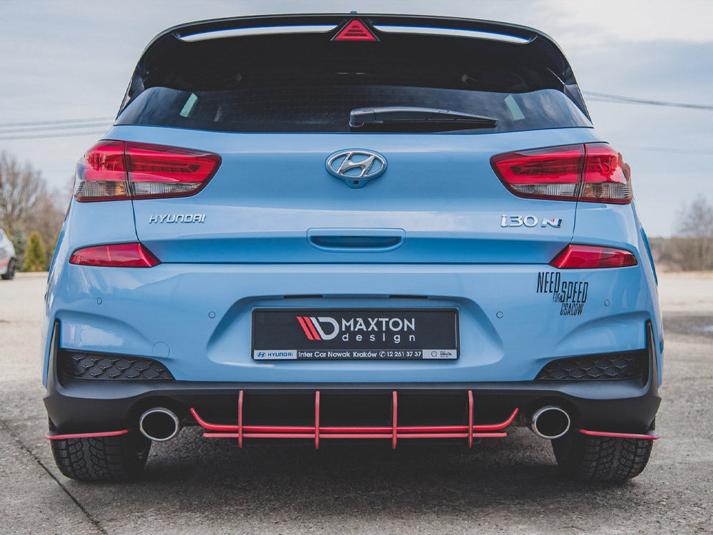 Rear Diffuser V1 Hyundai I30 N MK3 Hatchback 2017-2020 Maxton Design