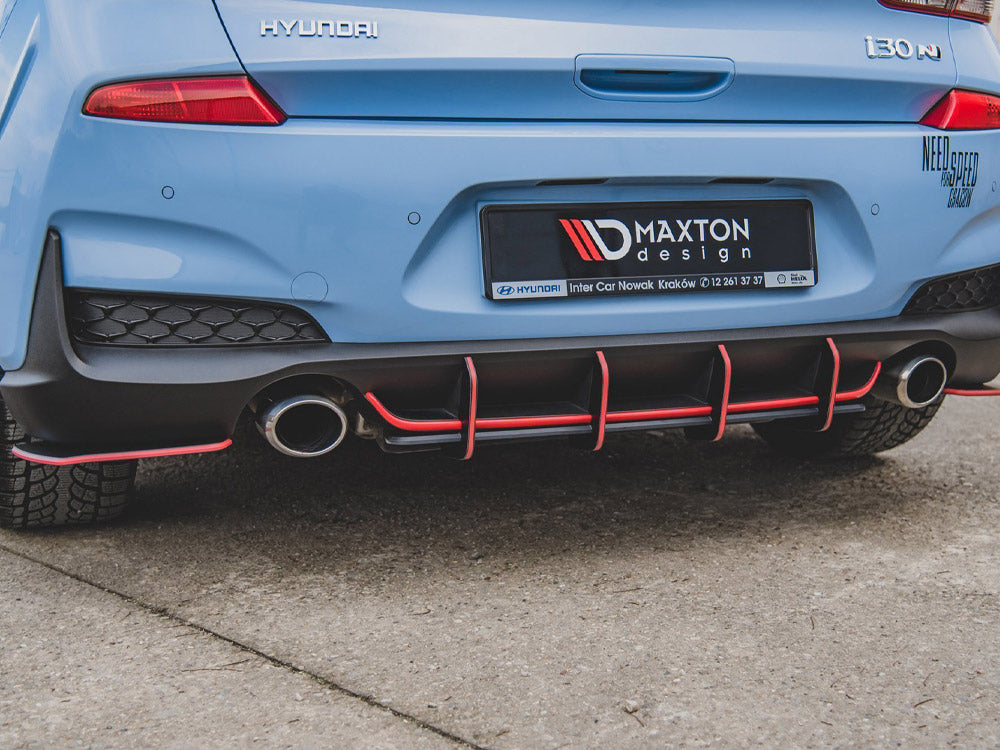 Rear Diffuser V1 Hyundai I30 N MK3 Hatchback 2017-2020 Maxton Design