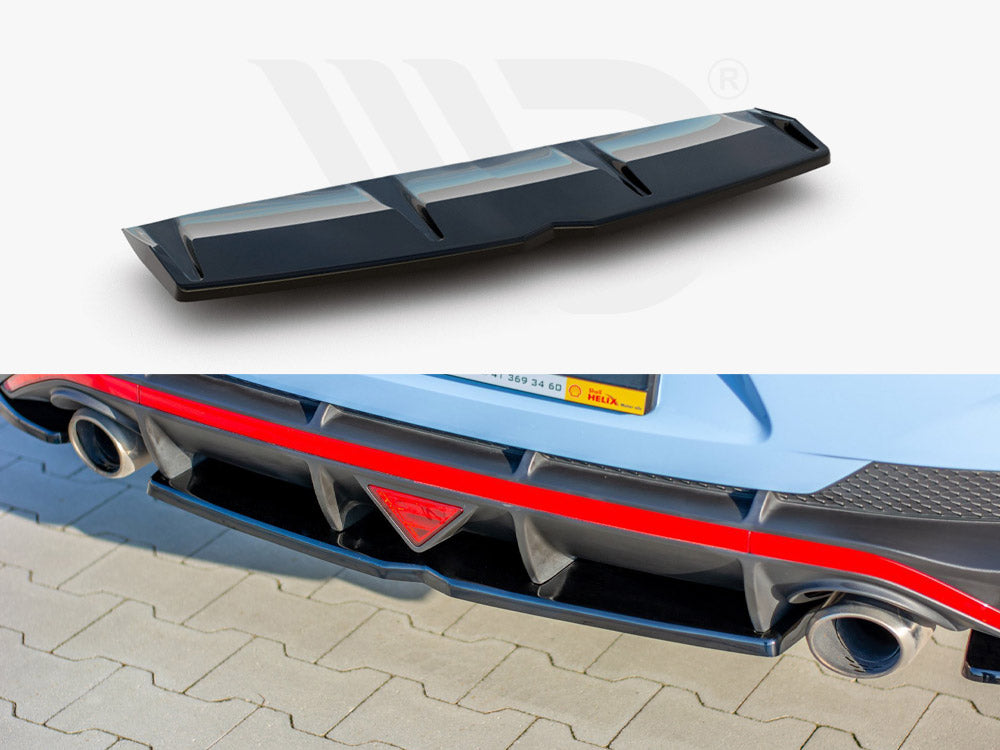 Central Rear Splitter Hyundai I30 Mk3 N Fastback Maxton Design