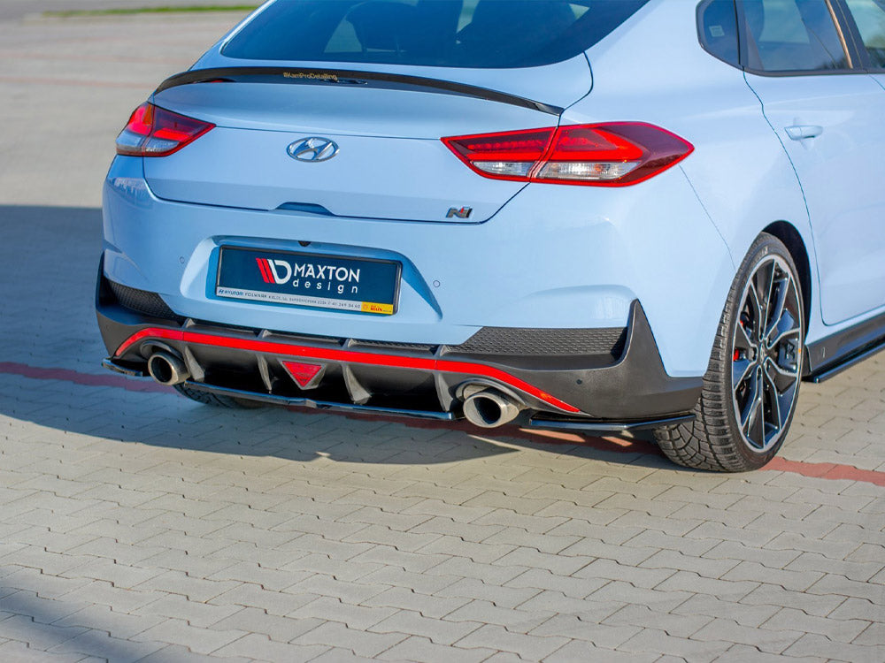 Central Rear Splitter Hyundai I30 Mk3 N Fastback Maxton Design