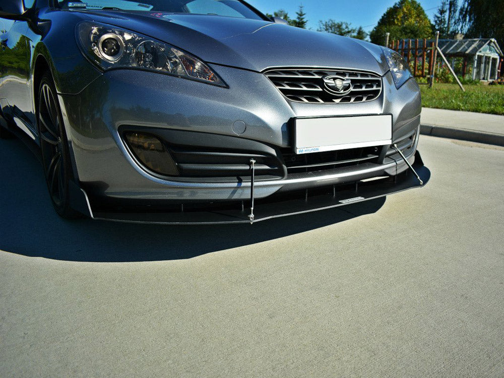 Front Racing Splitter Hyundai Genesis MK1 Coupe  2009-2012 Maxton Design