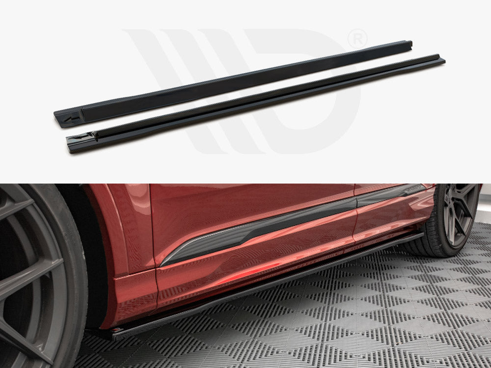 Side Skirts Diffusers Audi SQ7 /Q7 S-line MK2 (4M) Facelift 2019- Maxton Design