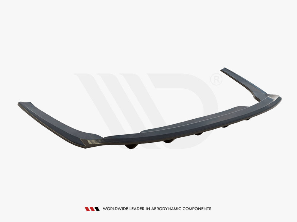 Central Rear Splitter (Vertical Bars) Skoda Octavia Mk4 Maxton Design