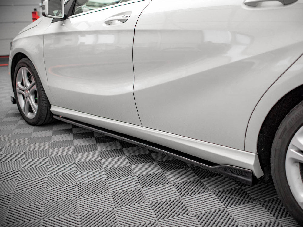 Side Skirts Diffusers V.1 Mercedes A W176 2012-2015 Maxton Design