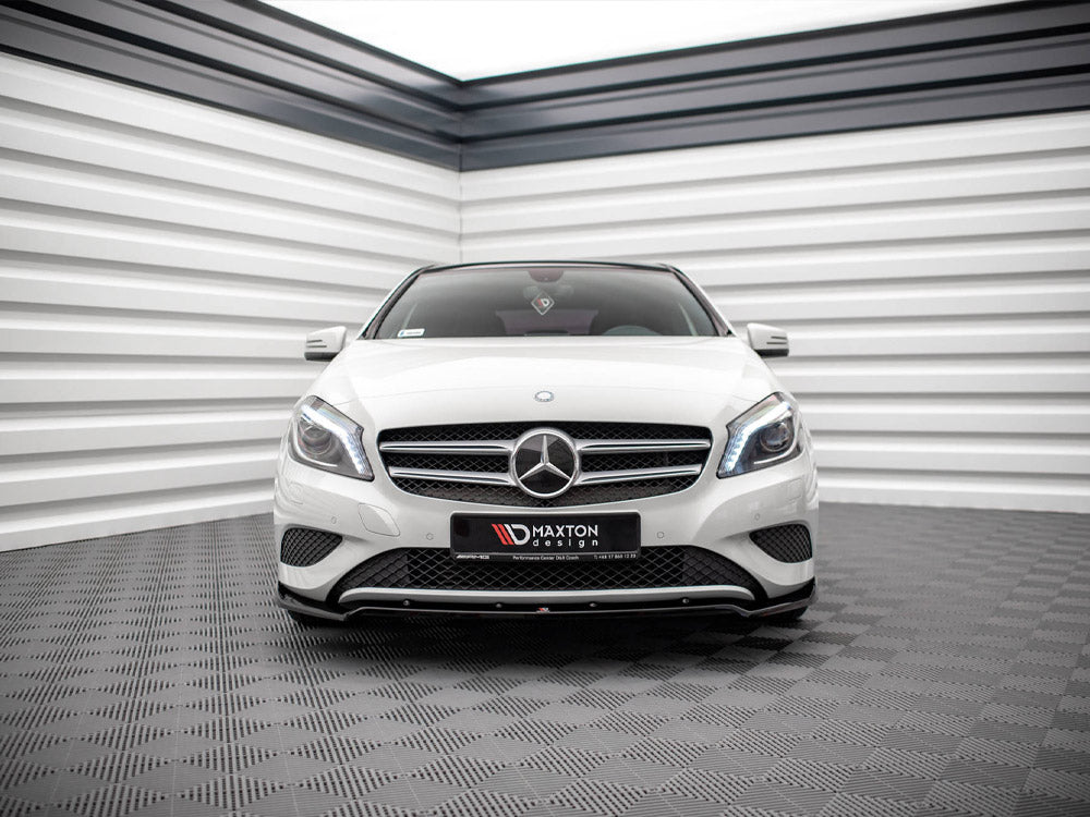 Front Splitter V.2 Mercedes A W176 2012-2015 Maxton Design