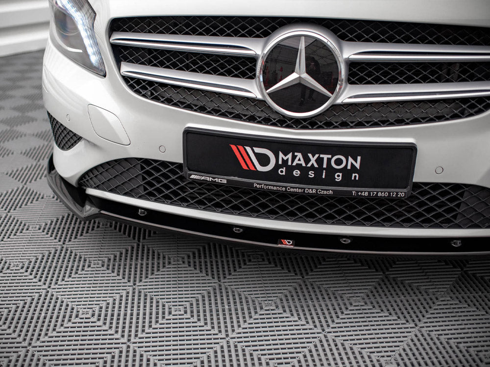 Front Splitter V.2 Mercedes A W176 2012-2015 Maxton Design