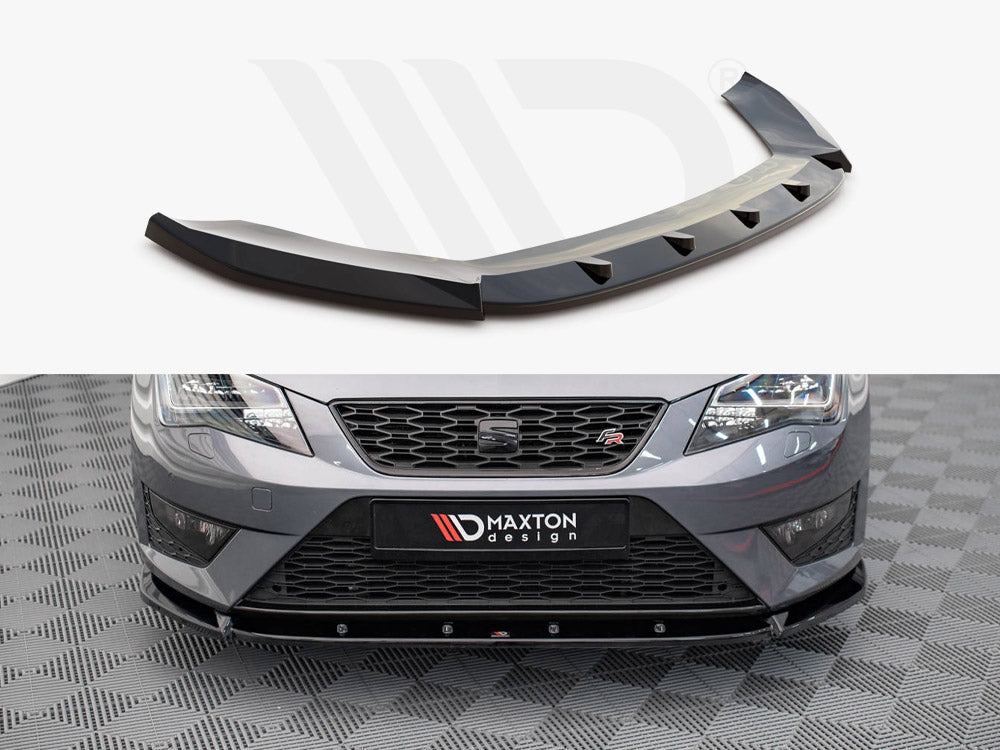 Front Splitter V.1 Seat Leon FR / Cupra MK3 2012-2016 Maxton Design