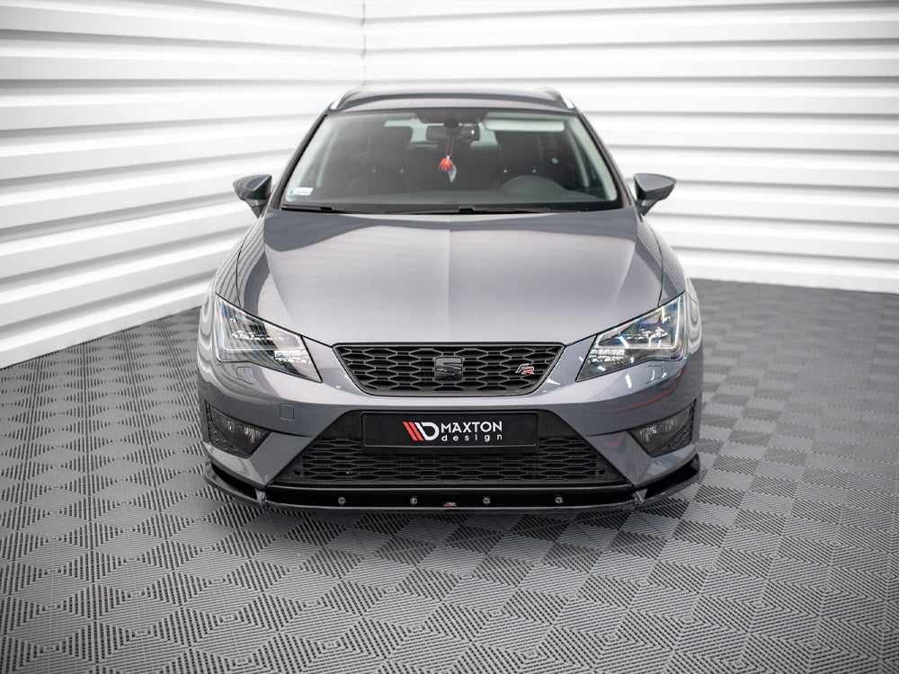 Front Splitter V.1 Seat Leon FR / Cupra MK3 2012-2016 Maxton Design