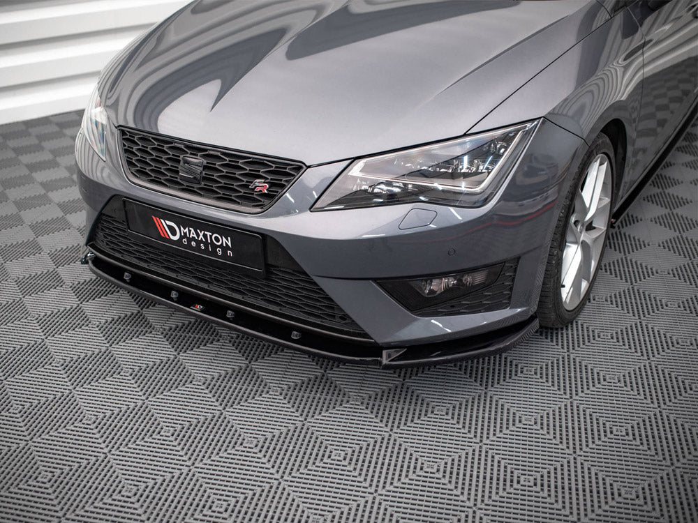 Front Splitter V.1 Seat Leon FR / Cupra MK3 2012-2016 Maxton Design