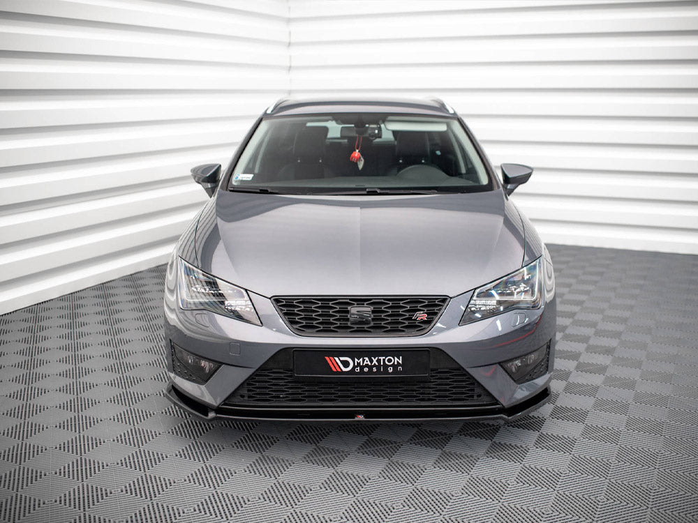 Front Splitter V.2 Seat Leon FR / Cupra MK3 2012-2016 Maxton Design