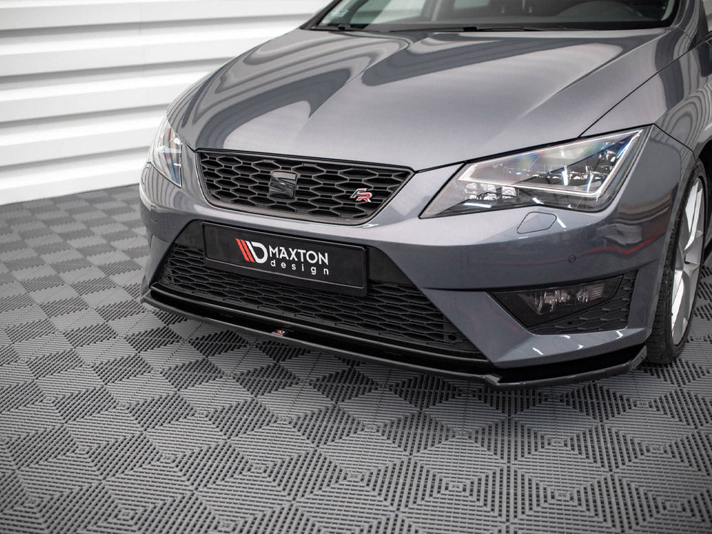 Front Splitter V.2 Seat Leon FR / Cupra MK3 2012-2016 Maxton Design