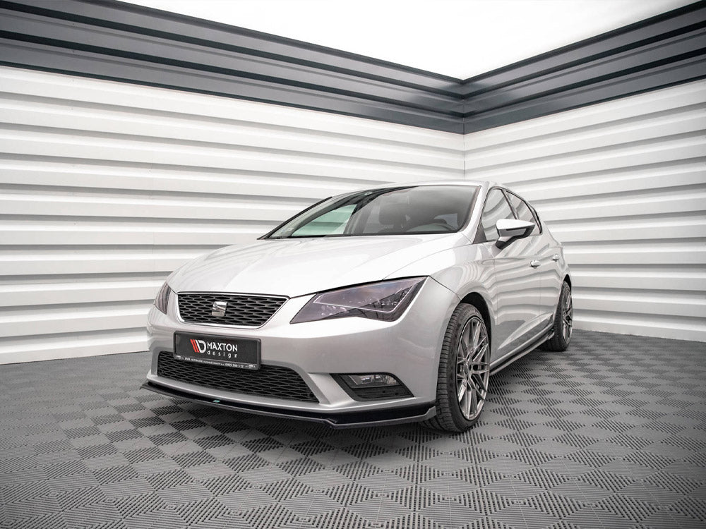 Front Splitter V.2 Seat Leon MK3 2012-2016 Maxton Design