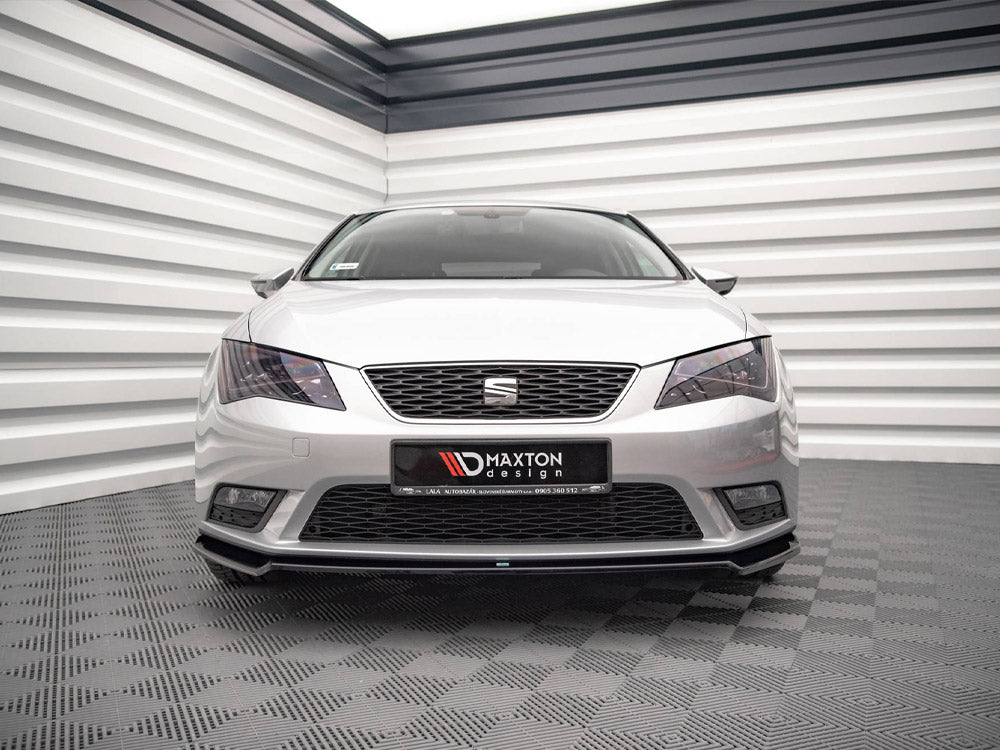 Front Splitter V.2 Seat Leon MK3 2012-2016 Maxton Design