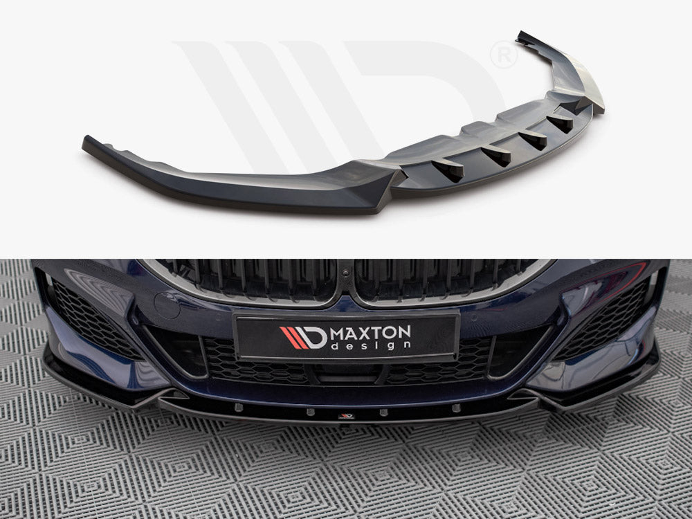 Front Splitter V.3 Bmw 8 Coupe M-pack G15 / 8 GRAN Coupe M-pack G16 2018- Maxton Design