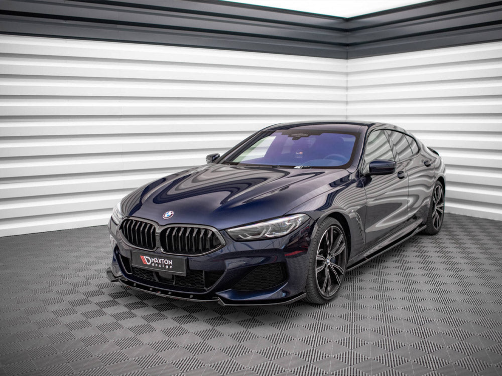 Front Splitter V.3 Bmw 8 Coupe M-pack G15 / 8 GRAN Coupe M-pack G16 2018- Maxton Design