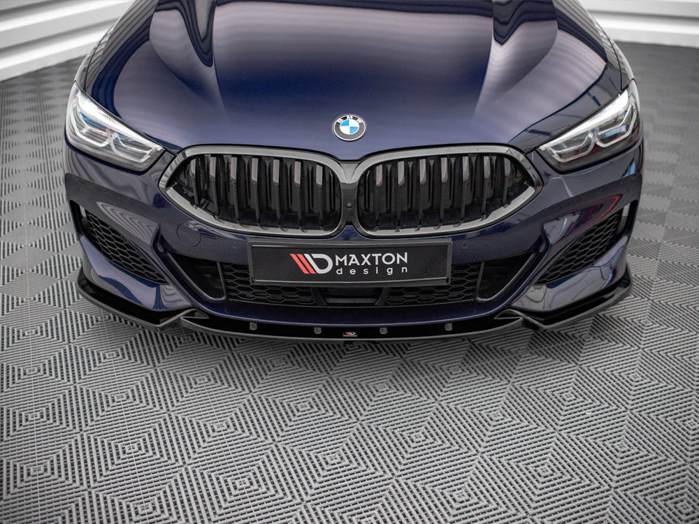 Front Splitter V.3 Bmw 8 Coupe M-pack G15 / 8 GRAN Coupe M-pack G16 2018- Maxton Design