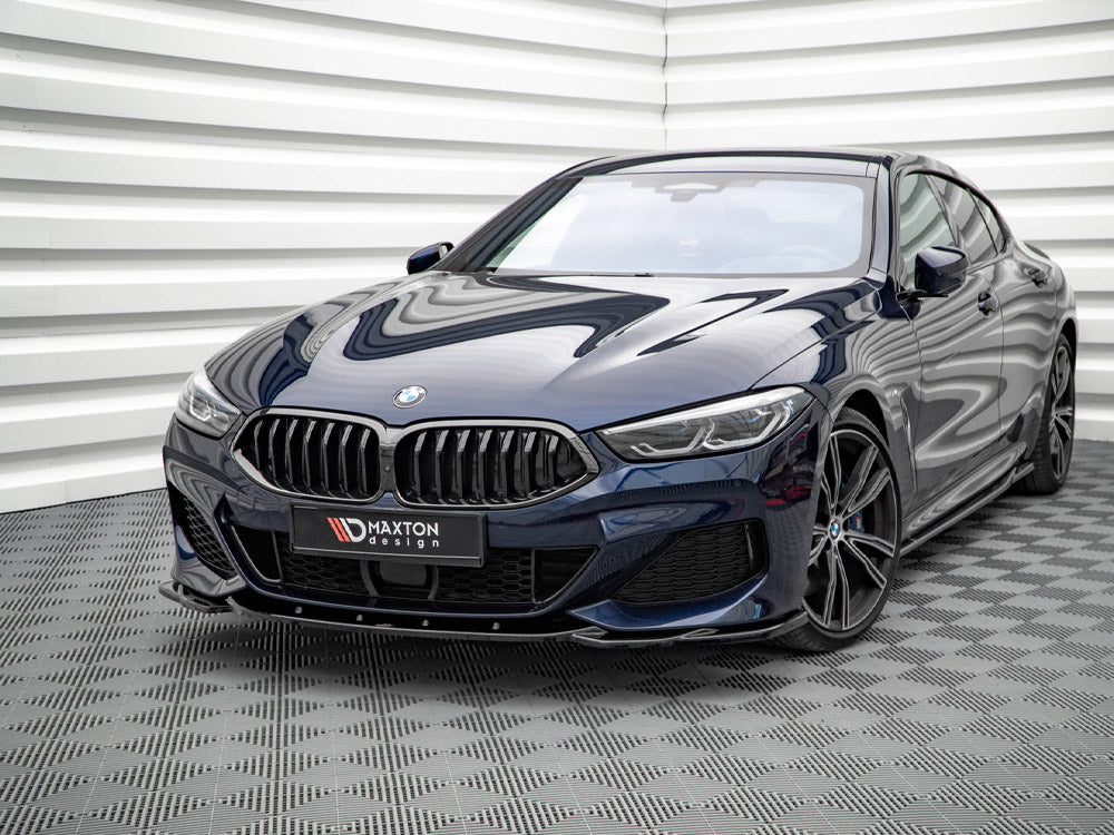 Front Splitter V.4 Bmw 8 Coupe M-pack G15 / 8 GRAN Coupe M-pack G16 2018- Maxton Design