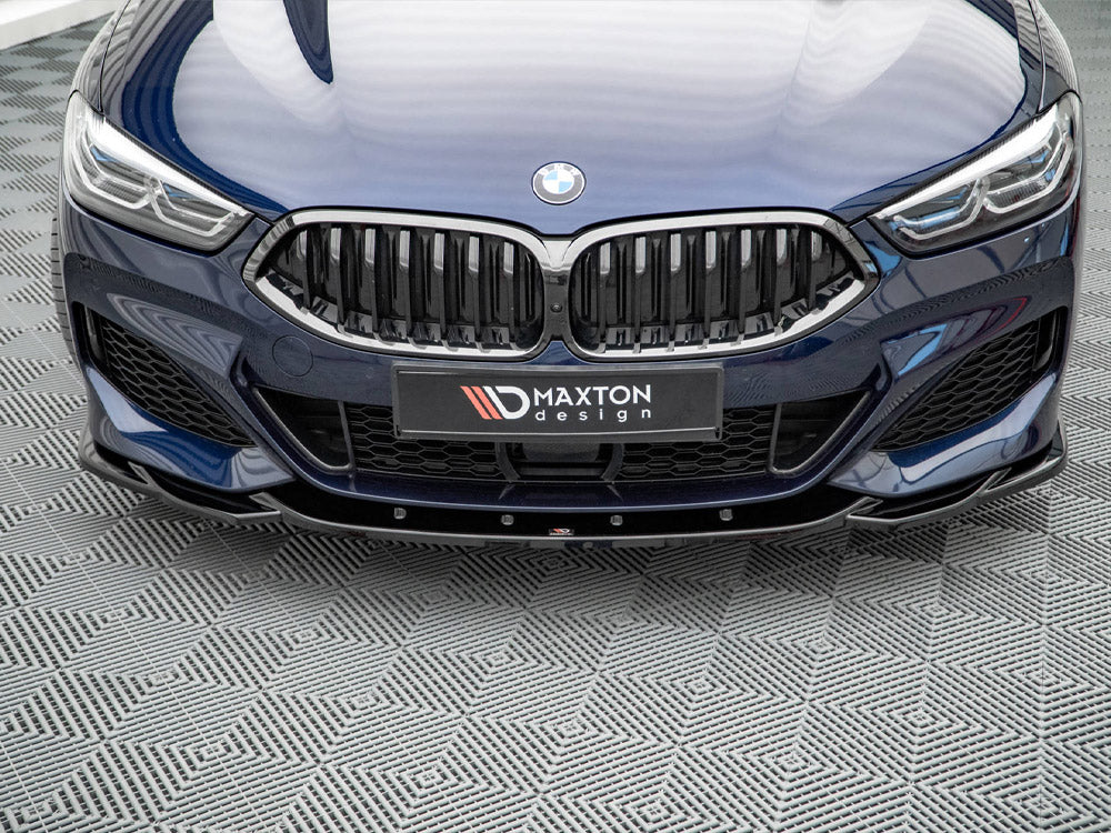 Front Splitter V.4 Bmw 8 Coupe M-pack G15 / 8 GRAN Coupe M-pack G16 2018- Maxton Design