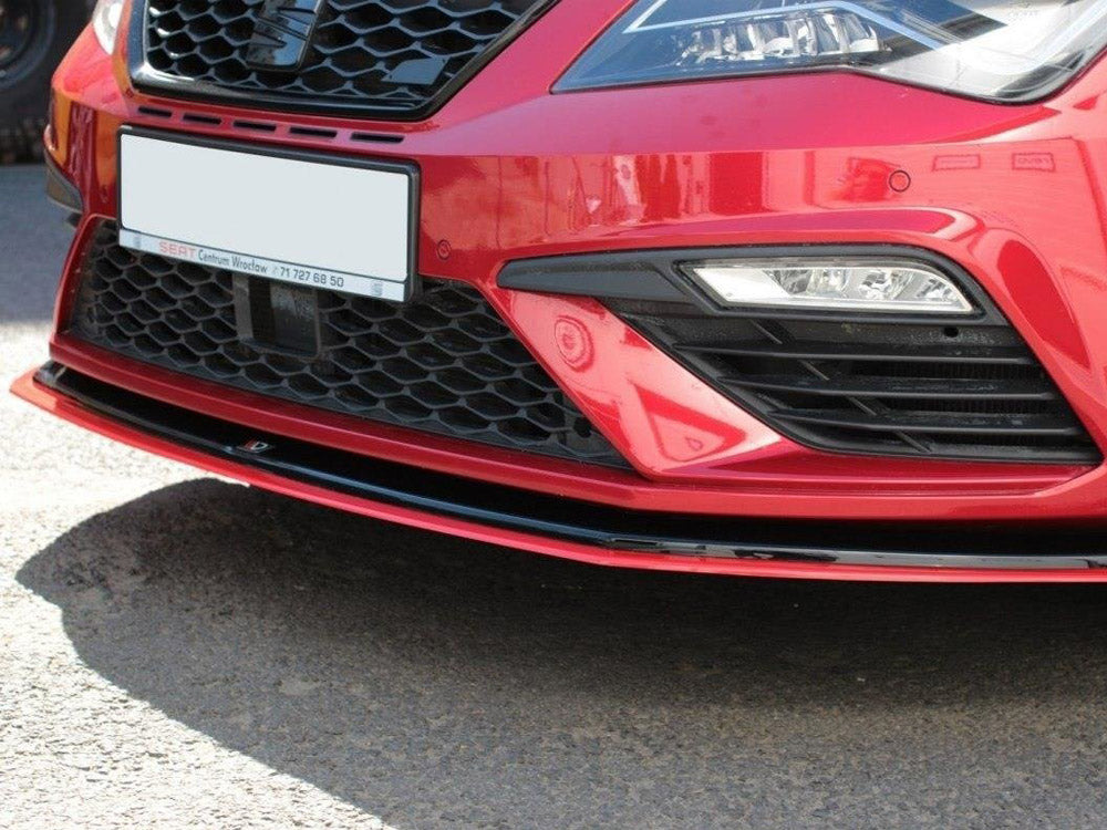 Front Splitter V.3 Seat Leon MK3 Cupra/ FR Facelift 2017-2019 Maxton Design