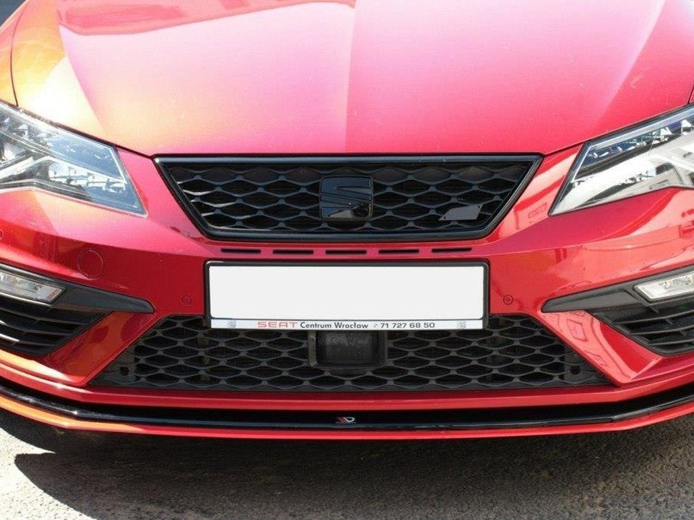 Front Splitter V.3 Seat Leon MK3 Cupra/ FR Facelift 2017-2019 Maxton Design