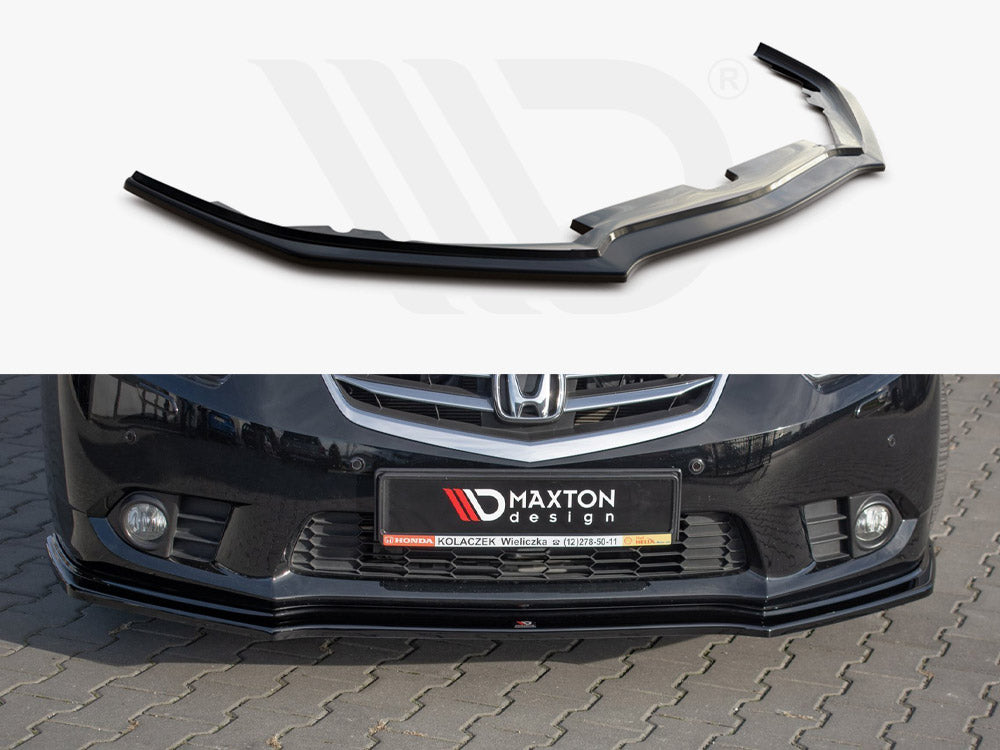 Front Splitter Honda Accord MK8 Facelift CU Series 2011-2015 Maxton Design