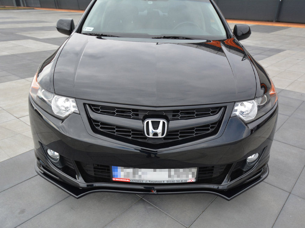 Front Splitter Honda Accord MK8 Type-s (Cu-series) Pre-facelift Sedan 2009-2011 Maxton Design