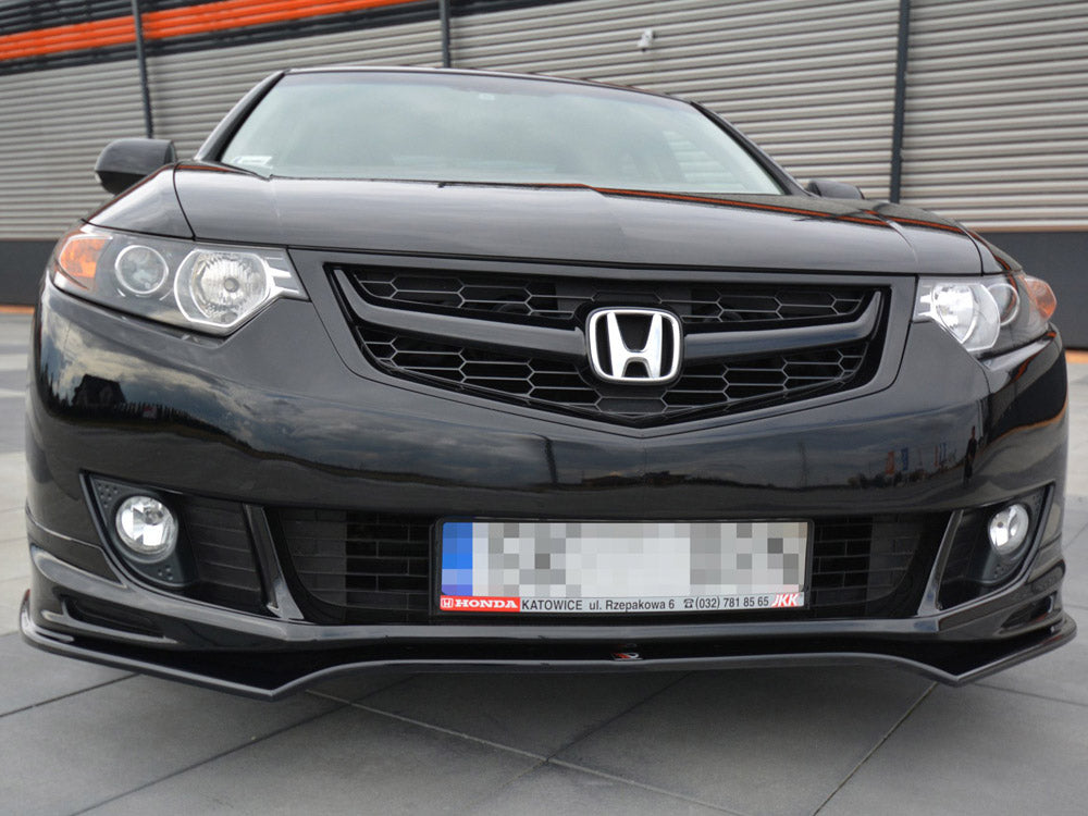 Front Splitter Honda Accord MK8 Type-s (Cu-series) Pre-facelift Sedan 2009-2011 Maxton Design