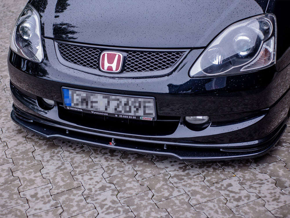 Front Splitter V.1 Honda Civic EP3 (MK7) Type-r/s Facelift 2004-2006 Maxton Design