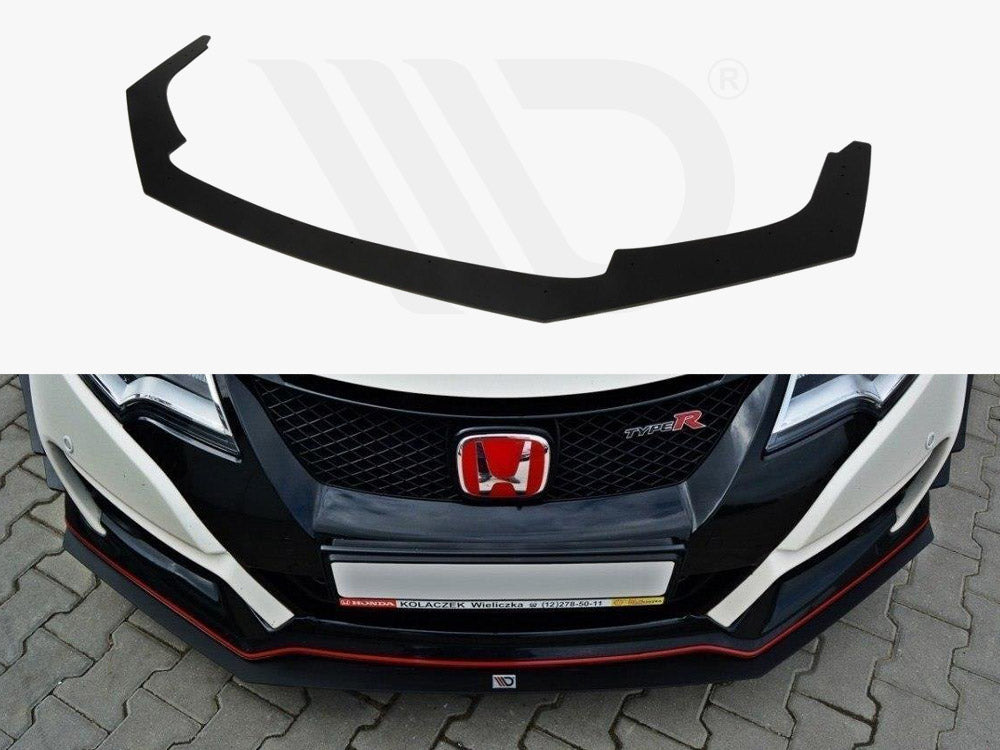 Front Racing Splitter V.1 Honda Civic IX Type R 2015-2017 Maxton Design