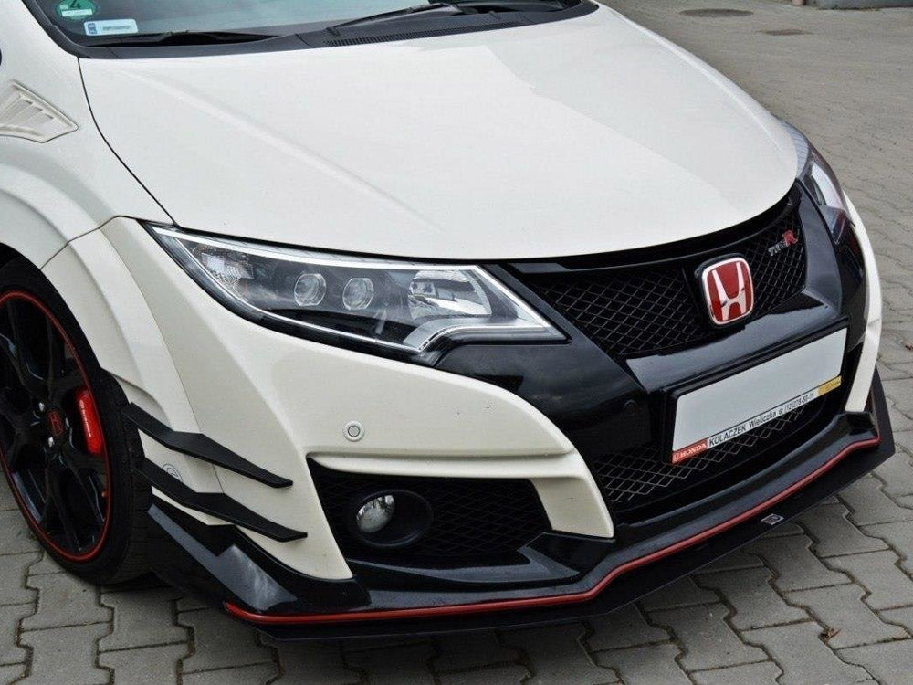 Front Racing Splitter V.1 Honda Civic IX Type R 2015-2017 Maxton Design