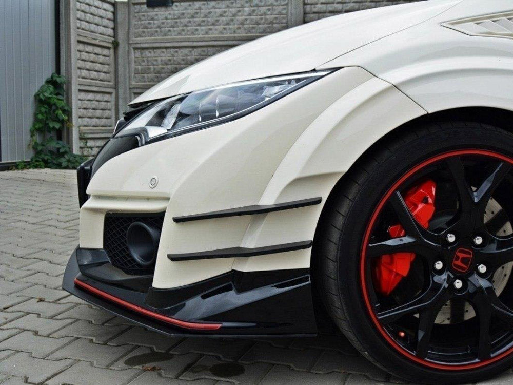 Front Racing Splitter V.1 Honda Civic IX Type R 2015-2017 Maxton Design