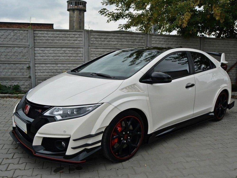 Front Racing Splitter V.1 Honda Civic IX Type R 2015-2017 Maxton Design