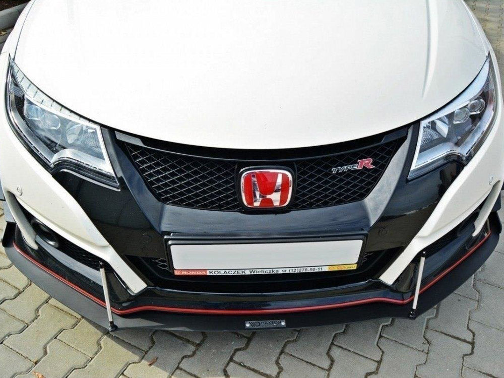 Front Racing Splitter V.2 Honda Civic IX Type R 2015-2017 Maxton Design