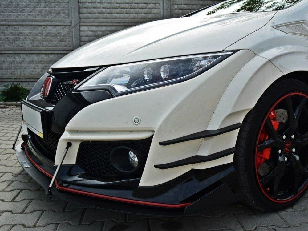 Front Racing Splitter V.2 Honda Civic IX Type R 2015-2017 Maxton Design