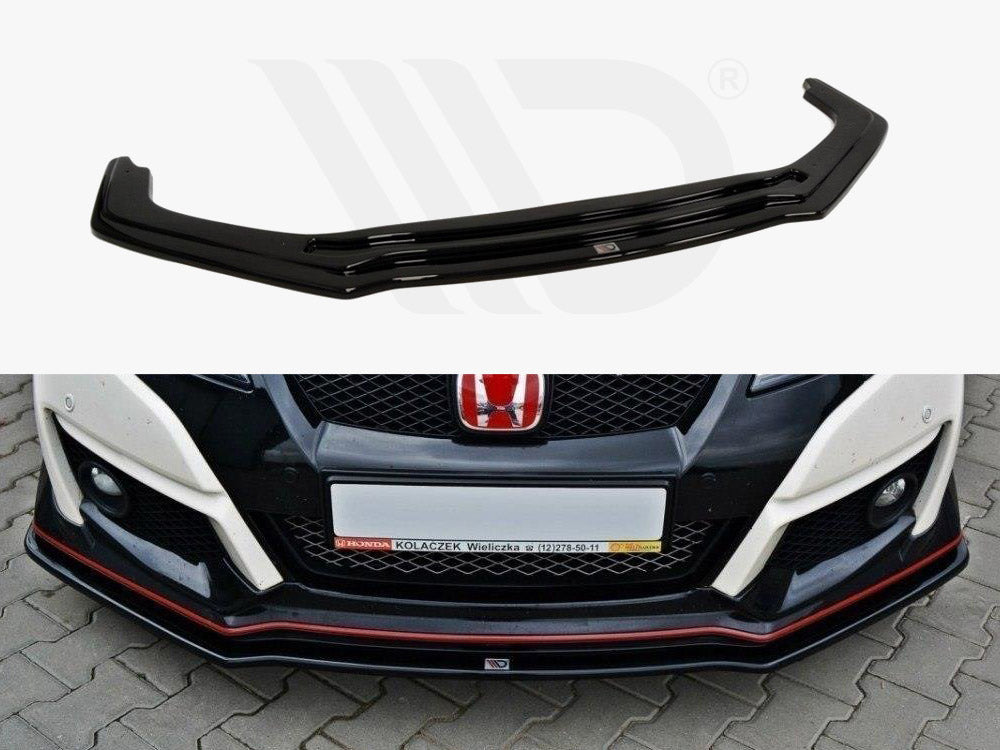 Front Splitter V.1 Honda Civic IX Type R 2015-2017 Maxton Design