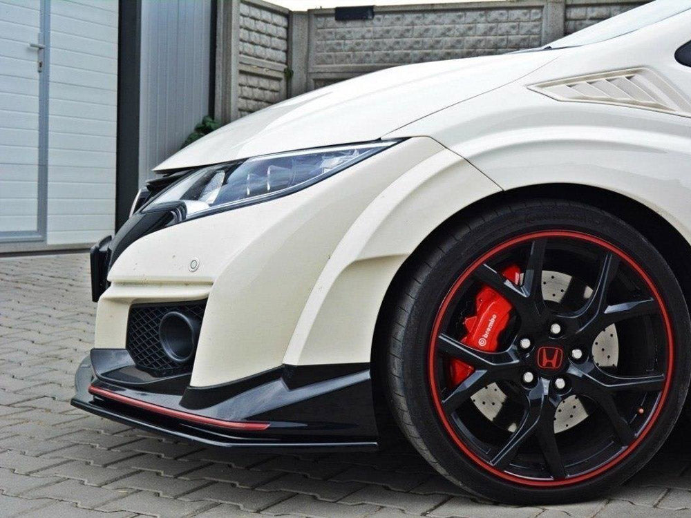 Front Splitter V.1 Honda Civic IX Type R 2015-2017 Maxton Design