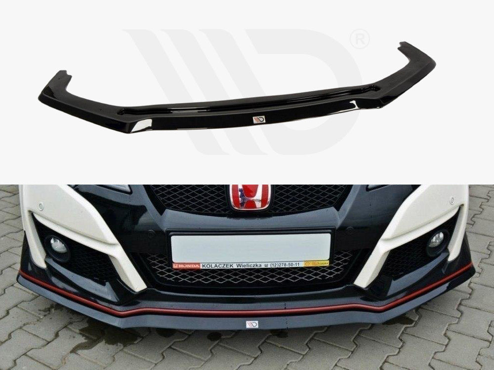 Front Splitter V.2 Honda Civic IX Type R 2015-2017 Maxton Design