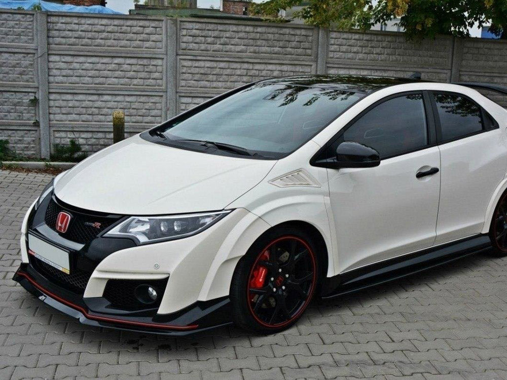 Front Splitter V.2 Honda Civic IX Type R 2015-2017 Maxton Design