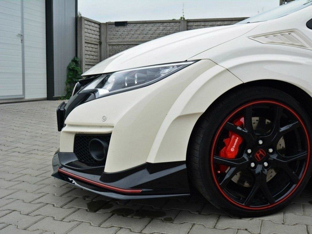 Front Splitter V.2 Honda Civic IX Type R 2015-2017 Maxton Design