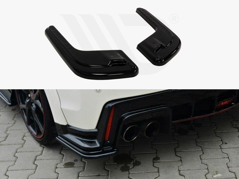 Rear Side Splitters Honda Civic IX Type R 2015-2017 Maxton Design