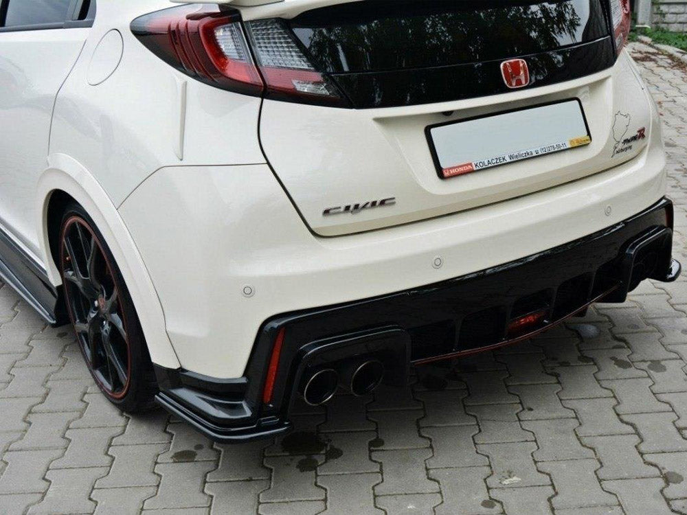 Rear Side Splitters Honda Civic IX Type R 2015-2017 Maxton Design