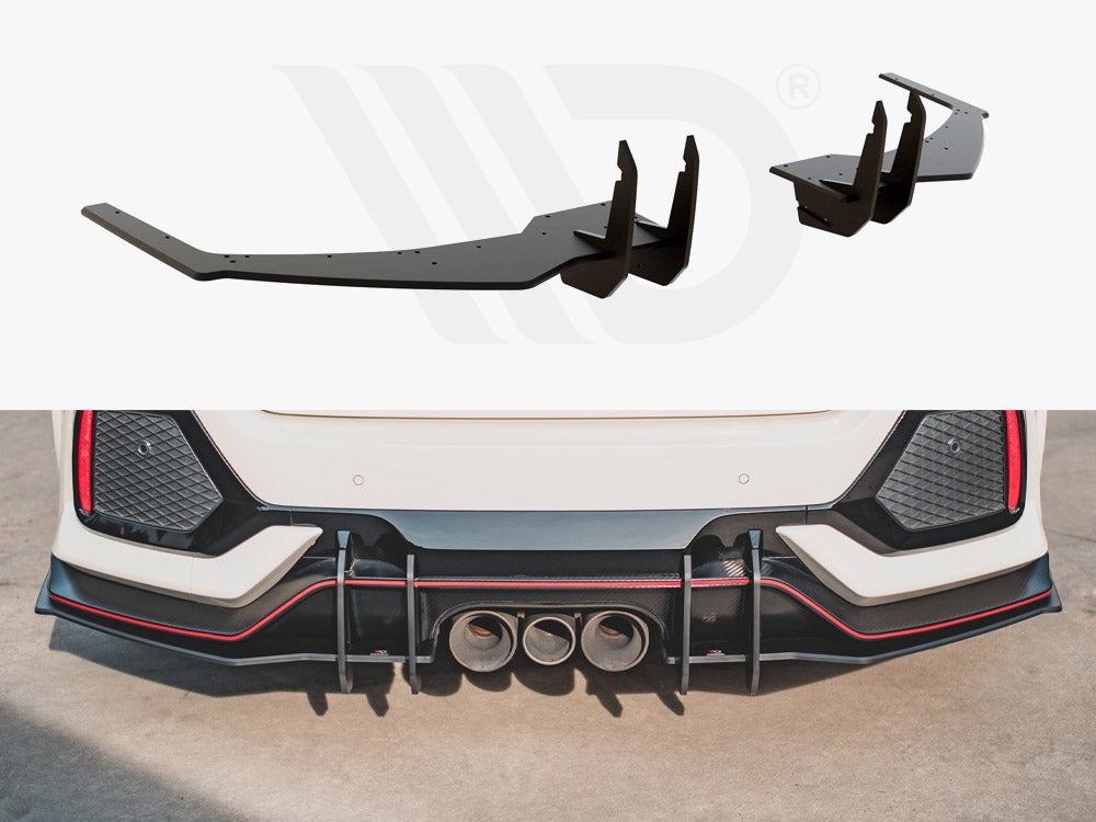 Rear Valance V2 Honda Civic X Type R 2017- Maxton Design